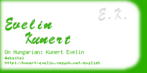 evelin kunert business card